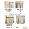 Window Treatments Textiles 1Pc Curtains Windows Drapes European Modern Elegant Noble Printing Shade Curtain For Living Room Bedroom