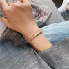 Mode delikat hög kvalitet enkel skrubba rostfritt stål kvinnoälskare bredd 18k rosguld färg gåva för tjej smycken armband