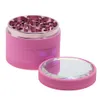 Rubber Paint Mirror Aluminum Alloy Grinders 63mm Smoking Accessories Silicone Glass Crushers 4 Layers Herb Grinder