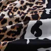Patchwork Mens Shirt Brand Short Sleeve Plus Size Shirts Men Print Casual Holiday Camisas Summer Beach Leopard Milk Cow Tops 210524