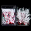 Angelhaken 20 Stück Box Treble Feather Dressed Flash Hook Round Kit Lure Bait M88