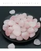 25mm 30mm Rose Quartz Love Heart Stone Natural Healing Pink Crystal Mascot Massage Accessory Hand Piece Gemstone Reiki Heminredning Partihandel