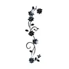 Väggklistermärken 3D akryl spegel blomma vingmural dekal hem vardagsrum dekor209a