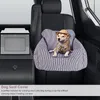 Kennels Kalemler Köpek Araba Koltuğu Pet Seyahat Taşıyıcı Yatak Küçük ve Orta Boyutlu Köpekler için Depolama Cepleri ile