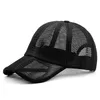 Oversize Full Mesh Sun Hat Mannelijke Zomer Cool Riding Sport Cap Dame Hoeden Mannen Plus Size Baseball Caps 55-60cm 60-66cm 220113