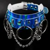 Chokers 2021 Zwarte gotische choker kettingen Goth Kraag voor meisjes vrouwen grunge punk Harajuku lederen ketting chocklie Halloween Jewel