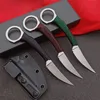 Nya ankomster BS Mini Tactical Fixed Blade Knife D2 ROPE HANTERA Självförsvar utomhus camping Jakt raka knivar