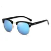 Lunettes De soleil polarisées hommes marque Design lunettes De soleil femme Semi sans monture lunettes classiques Oculos De Sol UV400