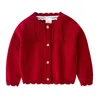 Maglione lavorato a maglia Autunno Inverno Maglioni per bambini Ragazzi Ragazze Cardigan lavorato a maglia di alta qualità Baby Child Fashion Outwear Abbigliamento 210417