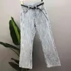 Streetwear zebro padrão jeans primavera primavera verão cintura alta solta reto jeans calças femininas maré 5c839 210427