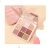 Hojo Nowy Nude Eyeshadow Palette, 9 Kolor Obsessions Palette Edycja LIMITED EDITION, Ultrabable, Bogate kolory z aksamitną teksturą - zestaw zawiera lustro