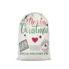 الأسهم سانتا كيس أكياس عيد الميلاد الديكور الكتان الرباط القماش حقيبة هدية الحقيبة 12 أنماط dhl الشحن