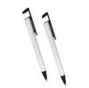 Groothandel balpen voor sublimatie blanco Ballpen Shrink Warp Phone Stand Pens Promotie School Office Writing Supplies