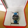 Luxury Mens Watch Professional 300m James Bond 007 Wristwatch 2 Colors Black Blue Dial Automatic Men's Watches207E