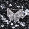 Butterfly CZ Diamond Rings Micro Paved Full Bling Bling Iced Out Cubic Zircon Fashion Mens Hiphop Jewelry Gift3423410