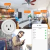 Mini ABD WIFI Fiş Akıllı Zamanlama Soketi Kablosuz Çıkış Ses Kontrol Akıllı Prizler Alexa Google Home Tuya App ile Çalışmak