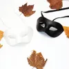 Xinyue Halloween Party Masker Zwart en Wit Half Gezicht Performance Props Masquerade Mask