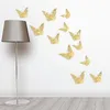 Wandstickers 6 bruiloftdecoraties 12 stks Goldsilver 3D Simulation Butterfly Bridal Shower Birthday Party Home Diy4376074