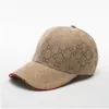 قبعات للنساء 2021 كلاسيك ماركة فاخرة مصمم للجنسين قبعة بيسبول للرجال الصيف Snapback قبعة الشمس قابل للتعديل الهيب هوب Ha Q0811