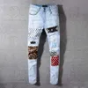 Denim Womens Ripped amari Print amiiri Mens amirl Designers Jeans Distressed amirlies Biker Slim Straight am for Men s amis Army imiri Fashion Mans Skinny Pants 0AJ1