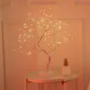 LED Night Light Mini Christmas Tree Copper Wire Garland Lamp For Home Kids Bedroom Decor Fairy Lights Luminary Holiday lighting