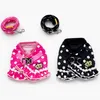 Pet Dog Kot Regulowany Uprząż Smycz Do Małego Pies Kot Puppy Polka Dots Ubrania Pet Chest Helness Kamizelka Cat Leash Dostawy Pet 210712