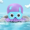 Baby Badrum Bad och Walking Octopus Toy Traction Rope Crawling Octopuses Bath Toys Amphibious Children's Presenter