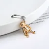 XIHA 925 Sterling Silver Gold Earrings for Women 2020 Korean Safety Pin Bear Charm Earring Bohemian Statement Fashion Jewelry