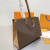 Mode große Einkaufstaschen braune Blumentasche Frauen Medium Mama Schulterkreuz -Körper Designer -Bag Frau Arbeit Handtasche278i