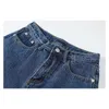 Nbpm mode jeans kvinna hög midja svart blå baggy byxor byxor denim pojkvän jeans för kvinnor streetwear 210529
