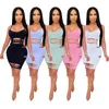 Womens Mini Dress Mesh Bodysuit Sexy Plus Size 3XL Clothes Fishnet Skirt Summer Solid Color Sling Burnt Ribbon Dresses