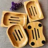 Bamboo Soap Box Drain Hotel Household Soap Dishes Bathroom Soap Holder Home Tools