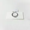 Ring Designer Herz Schmuck Luxus Mode Unisex Silber Rosenfarben Stahl Party Grün Box Größe 5-10 Komfort