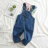 Macacão Denim Primavera Calças de Crianças para Menina Criança Baby Boy Jeans S 210528