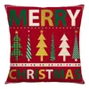 Various Linen Red Christmas Xmas Pillow cases Special Offer Custom service Living Room Bedroom Nordic Cushion covers 45x45cm Santa Claus Printed Series make logo