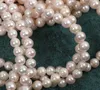 8-9mm Natural Pearl Beaded Necklace 36cm Bridal Jewelry Gift Choker Wholesale of Semi-finished Products