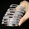 Silver Color 5A Cubic Zirconia CZ Mini Zircon 26 Initial DIY Name Letter Bracelet Slider Alphabet Bangle Men Women Jewelry Charm B1345284