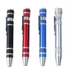 Multi-function 8 in 1 Precision Screwdriver With Magnetic Mini Portable Aluminum Tool Pen Repair Tools For Mobile Phone SN2920