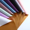 Bicolor Florist Wrap Paper Metallic 58 * 58cm 20pcs / lot DIY Craft Flowers Present Packing Wedding Festive Party Supplies Sn5399