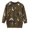16 estilos Ins menino crianças roupas capuz 100% algodão abacaxi rocket dinossauro design diferente imprimir primavera outwear roupas casuais criança