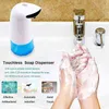 Touchless Automatic Soap Foaming Dispenser Pumpflaska För Barn Hand Tvättkök Badrum Foam Flytande Maskin 211206