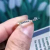 Snake Diamond CZ Ring Sterling Sier Jewelry Simple Party Wedding Band Rings for Women Bridal Accessory