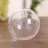 Party Decoration 10-20 CM 5 PCS Clear Plastic Christmas Balls Fillable Gift Packing Baubles Sphere Xmas Tree Ornament Indoor Decorations