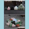 Loose Gemstones Biżuteria Kamień Naturalny Rzeźbione Budd Kryształ Agat Gemstone Opal Quartz Jade Crafts Maitreya Buddha Home Decoration Hurtownie