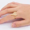 Moda 6 stili Anelli a forma di cuore per le donne Anello regolabile color oro Miglior regalo di gioielli per anniversario di matrimonio