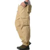 Мужские грузовые брюки повседневные мульти карманы военные тактические брюки мужские туалеты свободные прямые брюки длинные брюки плюс размер 44 210707