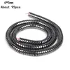 Altra moda nera ematite in rilievo naturale a forma di ingranaggio V perlina distanziatore perline sparse per gioielli che fanno braccialetti fai da te collana Rita22