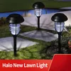 IP65 Wodoodporna Zmienna Zmienna LED Słoneczna Lampa Lampa Zmielona Krajobraz Lawn Yard Schody Underground Zabudowany Night Light Home Ogrodowy Dekoracja