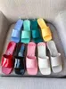 Slipper top merk vrouw kwaliteit ontwerper dame sandalen zomer mode jelly glijbaan hoge hak slippers luxe casual schoenen dames leer