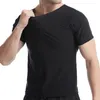 Men's Body Shapers Men's Heat Trapping Shirt Sweat Enhancing Vest Shaper Slimmer Sauna Effect Suits Shapewear Compression Outfit